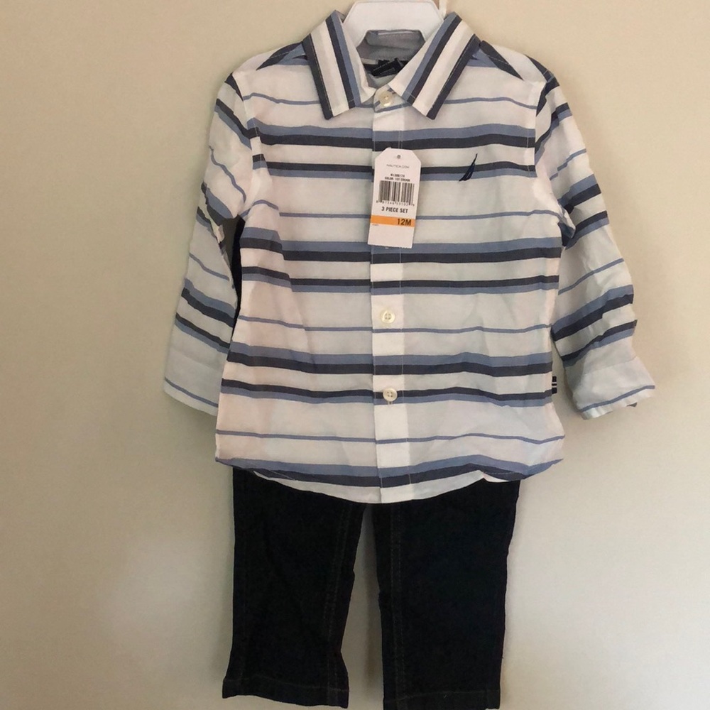 NWT boys 12m outfit